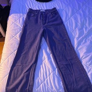 Purple Wide Leg Zara Jeans Size 4